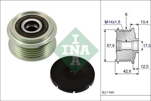 WILMINK GROUP Механизм свободного хода генератора WG1253809